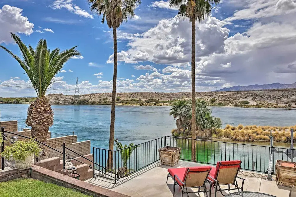 Restful Riverfront Retreat w/ Private Dock + Patio