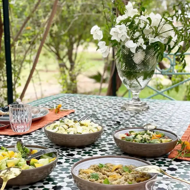 Jenan Mayshad Marrakech, Luxurious Private Domaine with Pool and Padel Court