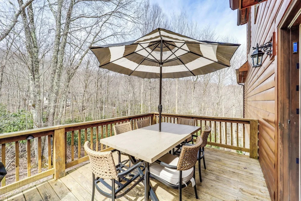 Deck + Scenic Views: Beech Mtn Group Getaway
