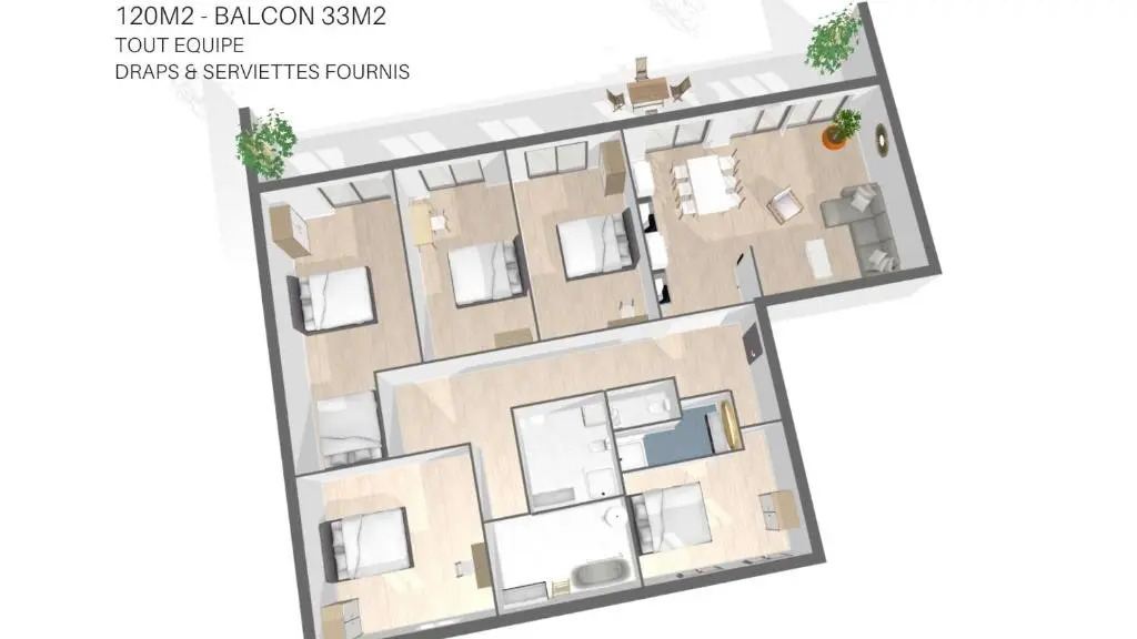 "Envie Lyonnaise" Location - 14 personnes - Terrasse - WIFI fibre optic
