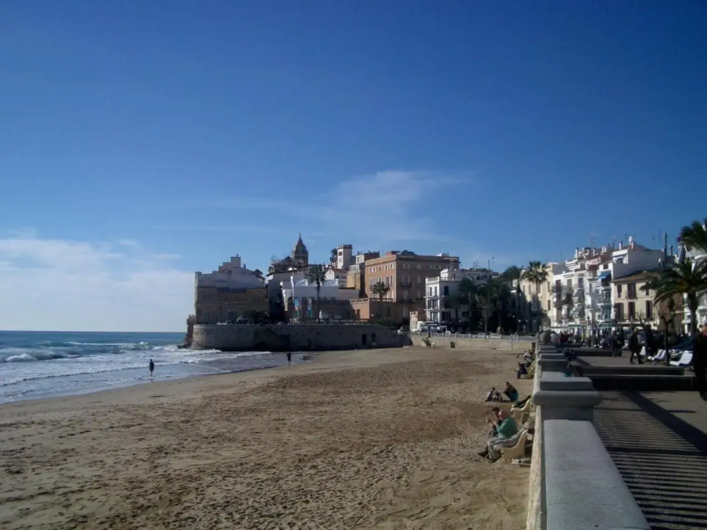 Sitges Beach Panorama