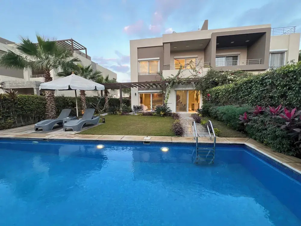 ALSAWAH 5-Bedroom Villa with Private Pool  Palm Hills Sheikh Zayed