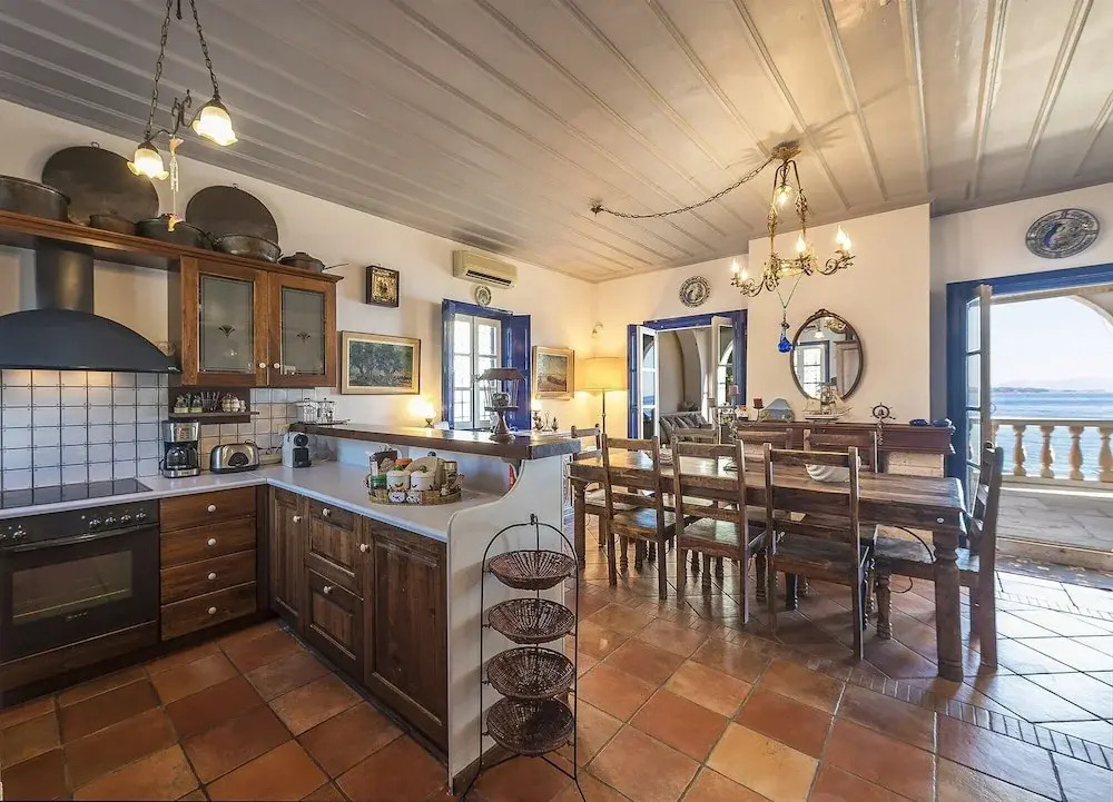 Beachfront Spetses Spectacular Fully Equipped Traditional Villa Families,groups