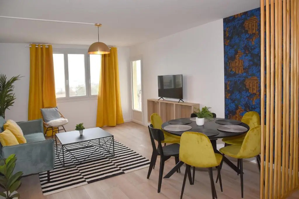Appartement Troyes - 3 Bedrooms Parking Free Netflix