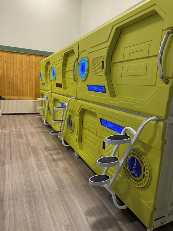 Space capsule Hostel by Welcome Iceland
