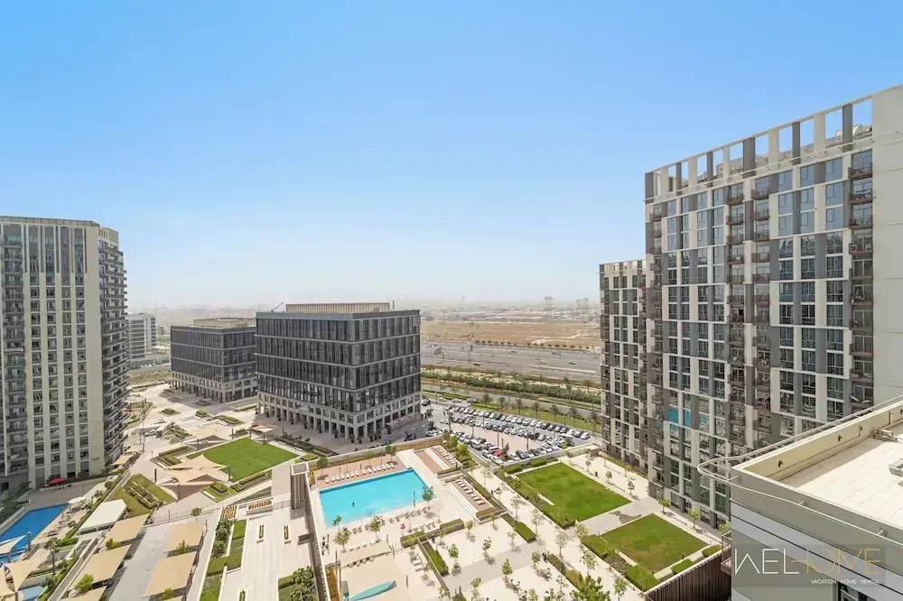 WelHome - Beautiful 1BR Apt in Dubai Hills with City View