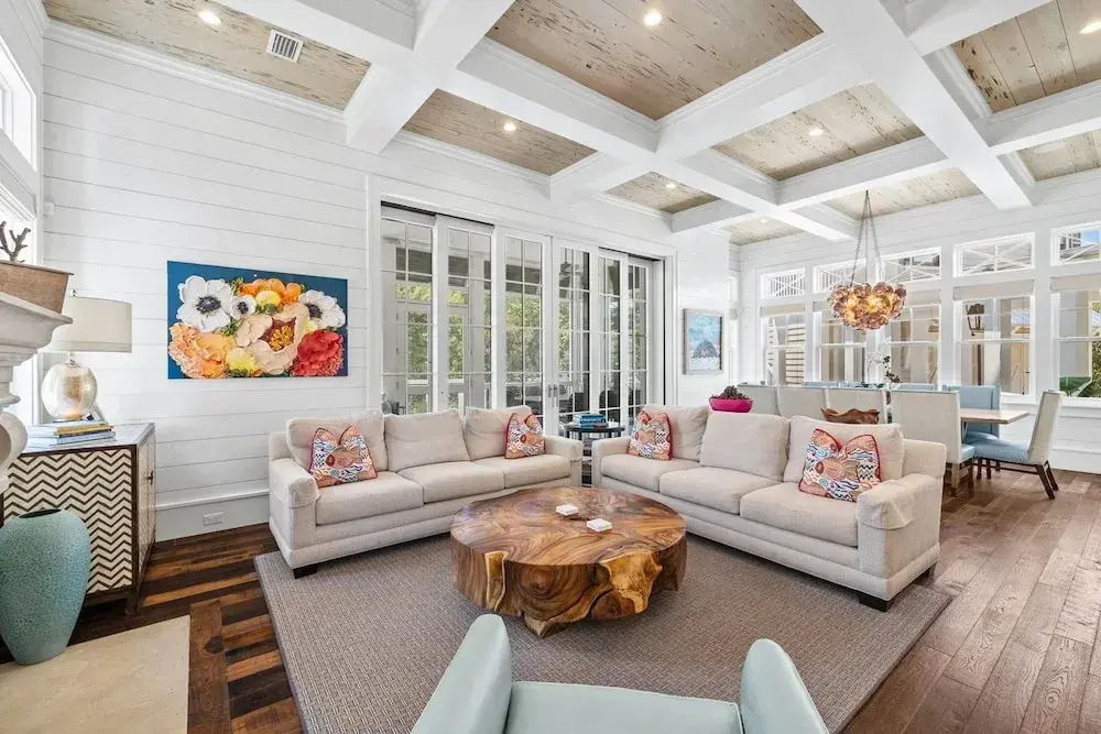 "Stress Free" Golf Cart Pool Exquisite, 6 bedroom, new construction home WaterColor 6 Home by RedAwning