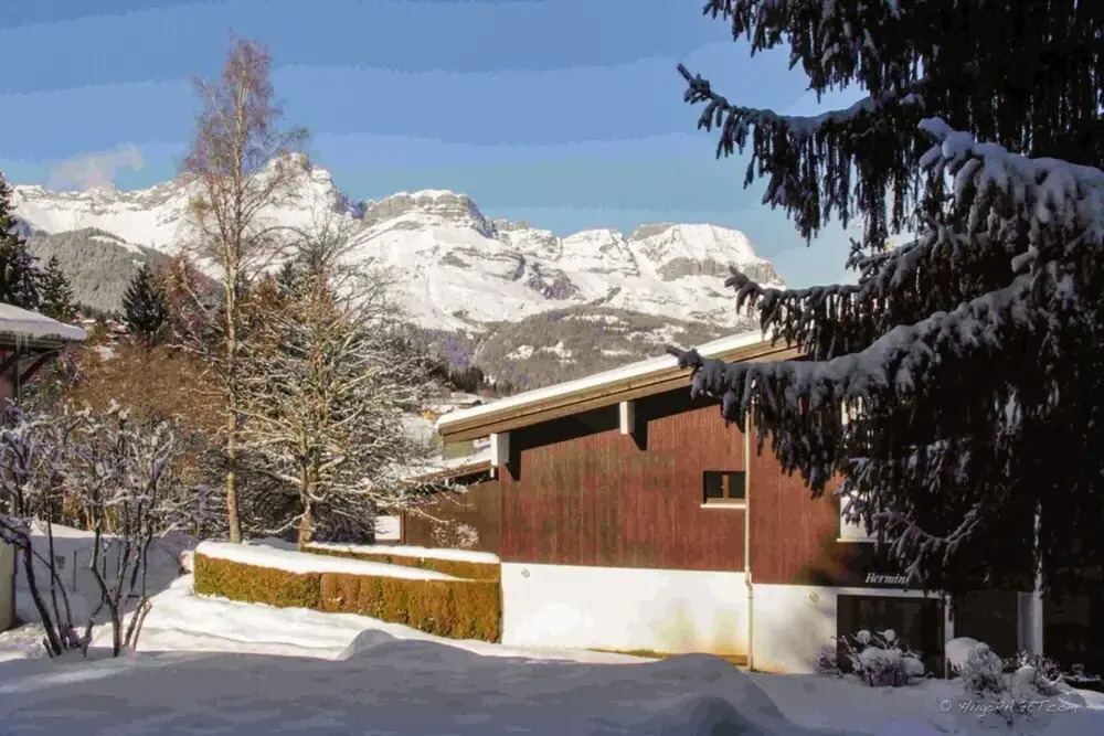 Apartment With 3 Bedrooms in Combloux, With Balcony