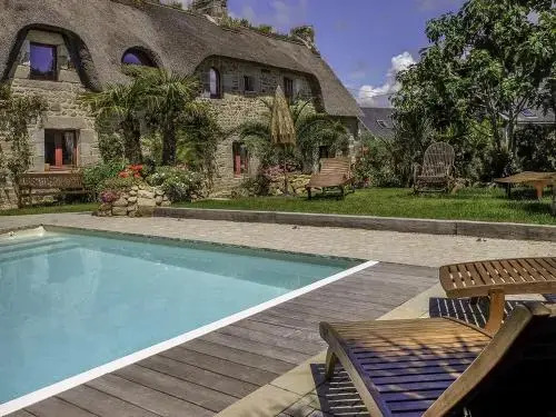 House Riantec gite en pierre sur propriete avec piscine 3