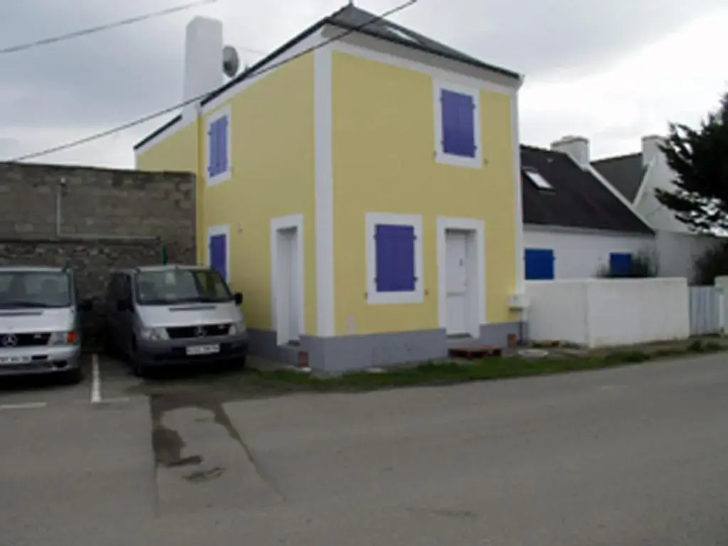 Maison mitoyenne avec jardin, terrasse et animaux admis à Sauzon - FR-1-418-160