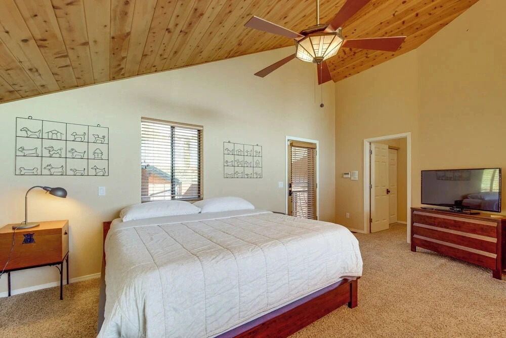 Pine Cabin w/ Wraparound Deck: 2 Mi to Trails