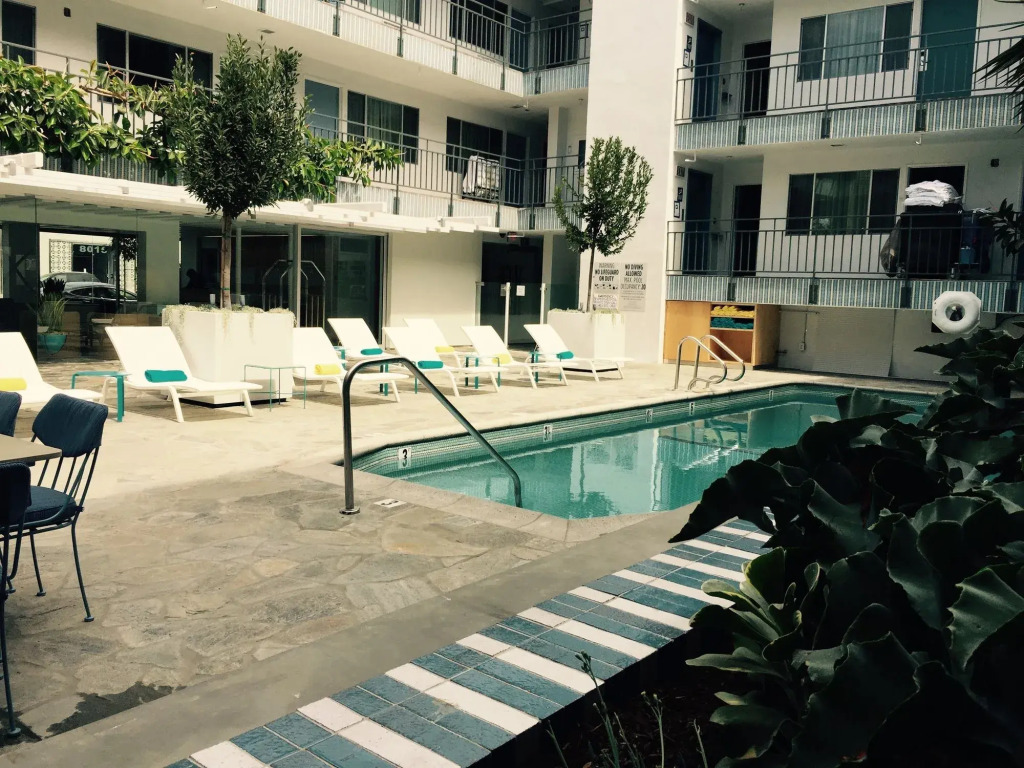 The Beverly Laurel Hotel at West Hollywood