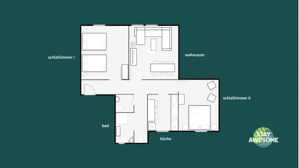 Stay Awesome - Urban Jungle Apartment in Wilhelmshöhe