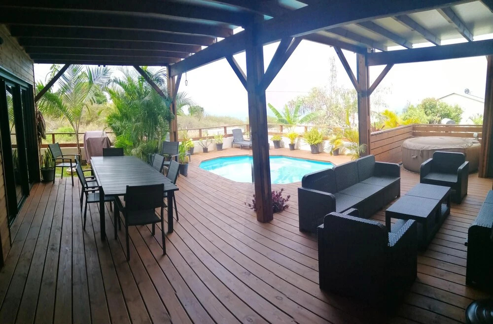 Villa with 3 Bedrooms in la Saline, with Wonderful Sea View, Private Pool, Furnished Garden - 8 Km From the Beach