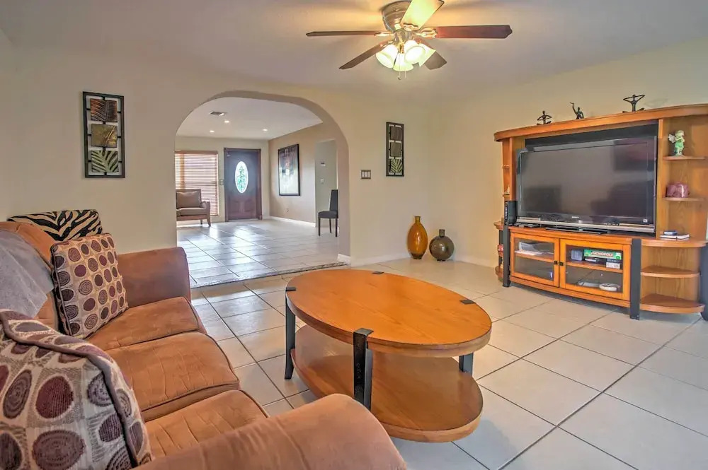Tropical Cape Coral Home w/ Private Dock on Canal!