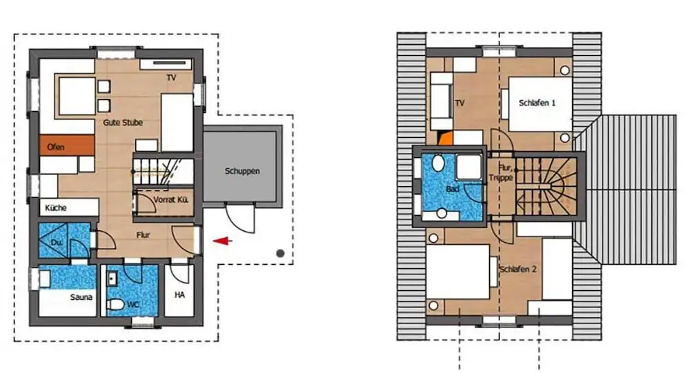 Doppelhaushalften, Torfhaus