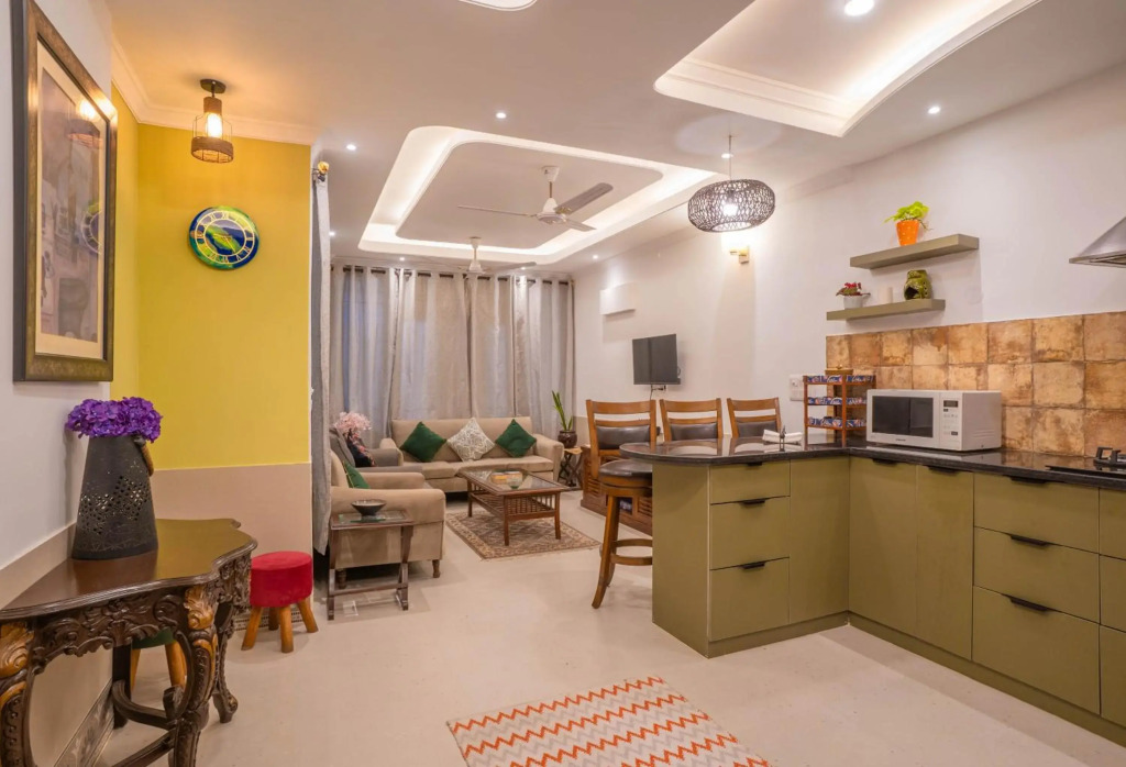Hostie TJH - Cute Mini 2BHK apt, Saket, near Max Hospital