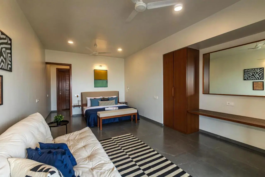 SaffronStays Ahilya Waters - 3BR Pawna villa, infinity pool, 270 terrace views, bonfire & AD-featured estate