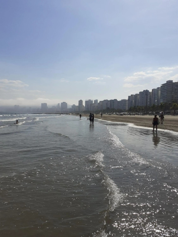 Kitnet em Santos a melhor cidade do litoral paulista.