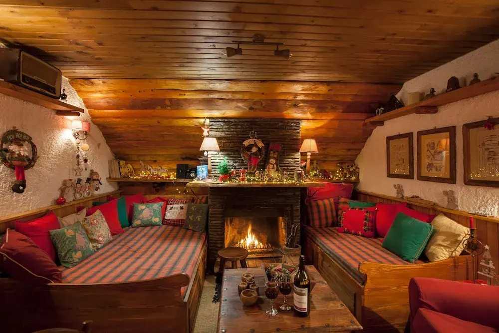 Dandy Villas Agoriani - Chalet Erato - Fireplace