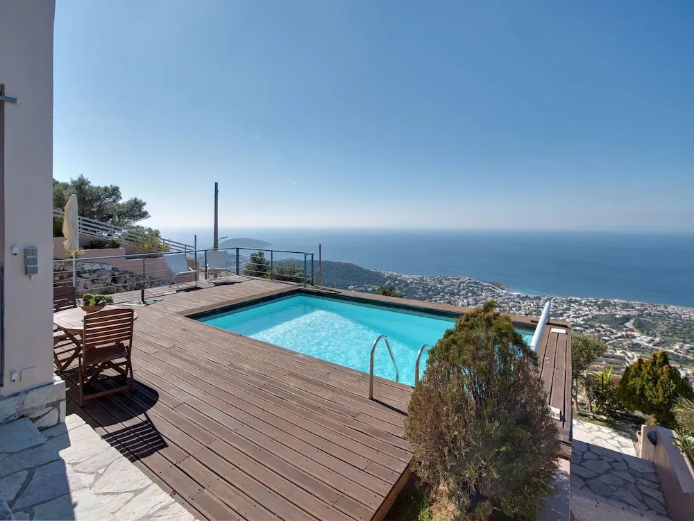 Alluring Villa in Saronida With Swimming Pool and Sea View