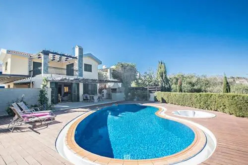 Picture Relaxing Beside Your Private Pool in Protaras Reading Your Favourite Book, Protaras Villa 1320