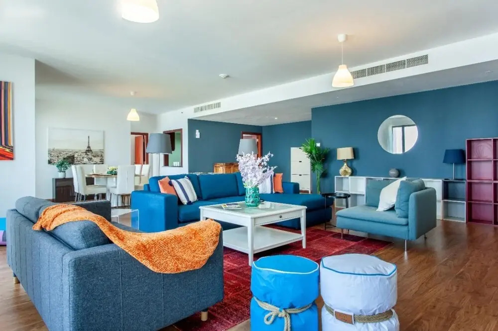 JBR Beach Front 4 Bed High Floor