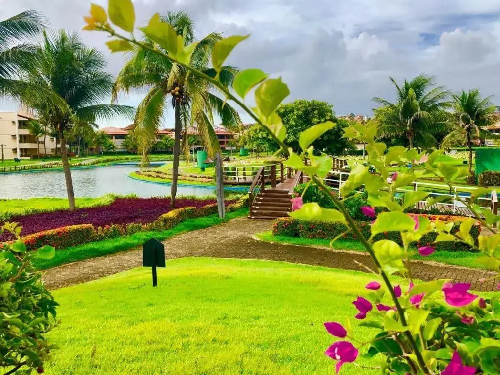 Apartamento na beira da praia, no Aquaville Resort