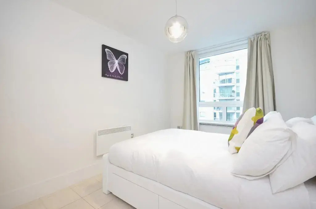 Riverside Apartments by River Thames, in Central London