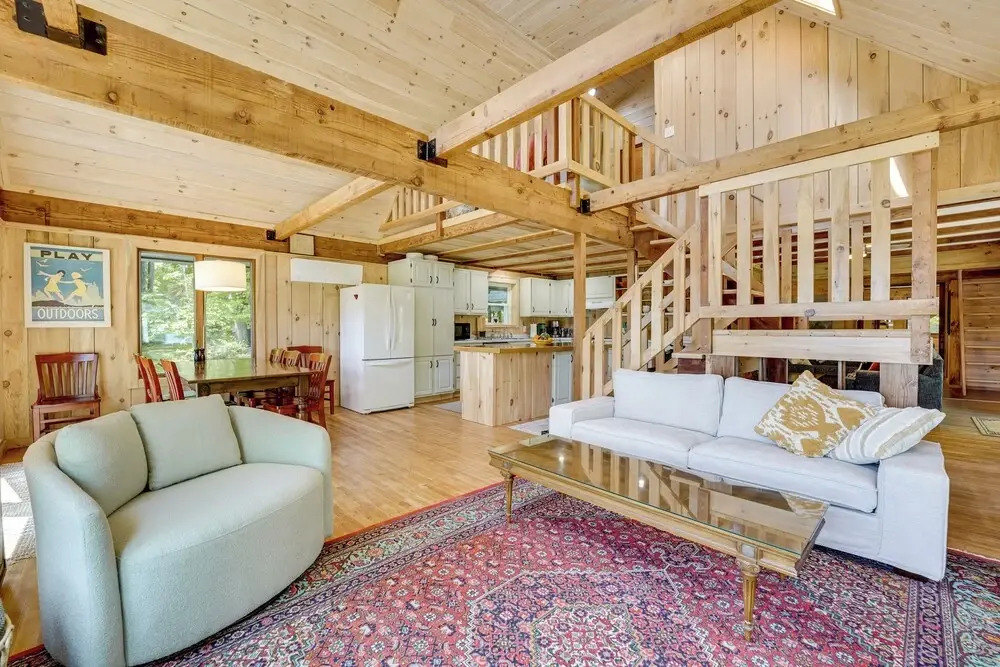 Dock + Kayaks: Annabessacook Lake Retreat!