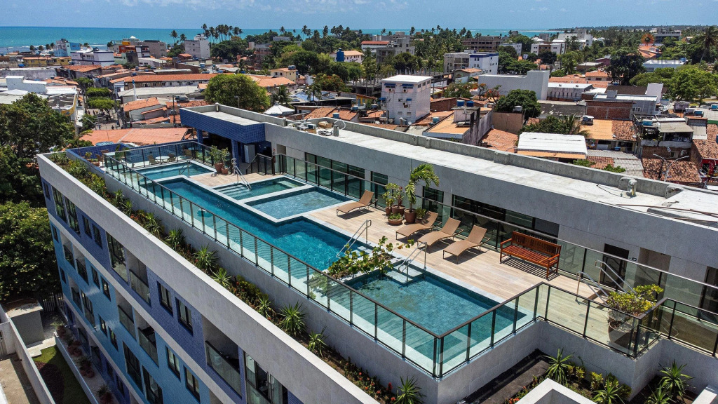 Flat Porto Blue #201  Apartamento Por Carpediem