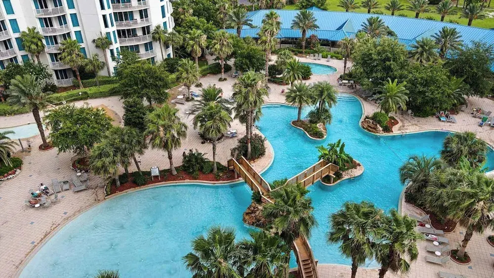 Palms Resort 2813: 2br, Pools, Courts, Gulf Views & Minutes to Beach!
