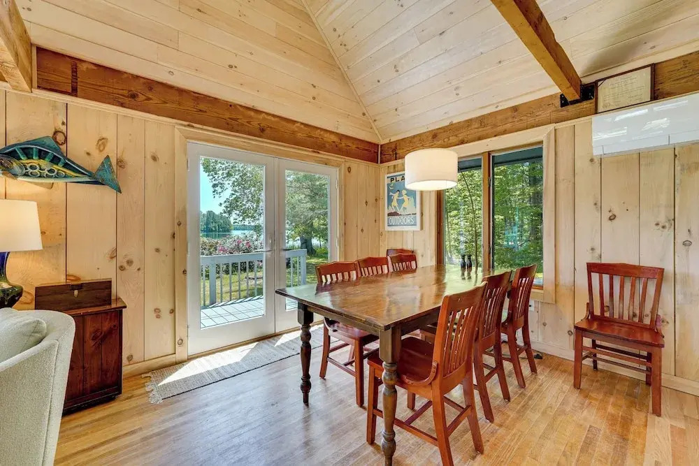 Dock + Kayaks: Annabessacook Lake Retreat!