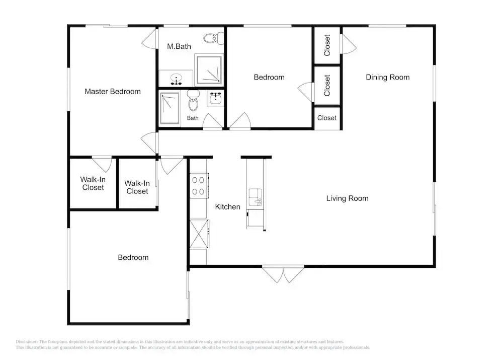 N Blando Home 2387 3 Bedrooms 2 Bathrooms Home