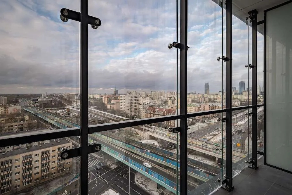 Exclusive Studio on Kasprzaka Street Warsaw Tower Bliska Wola