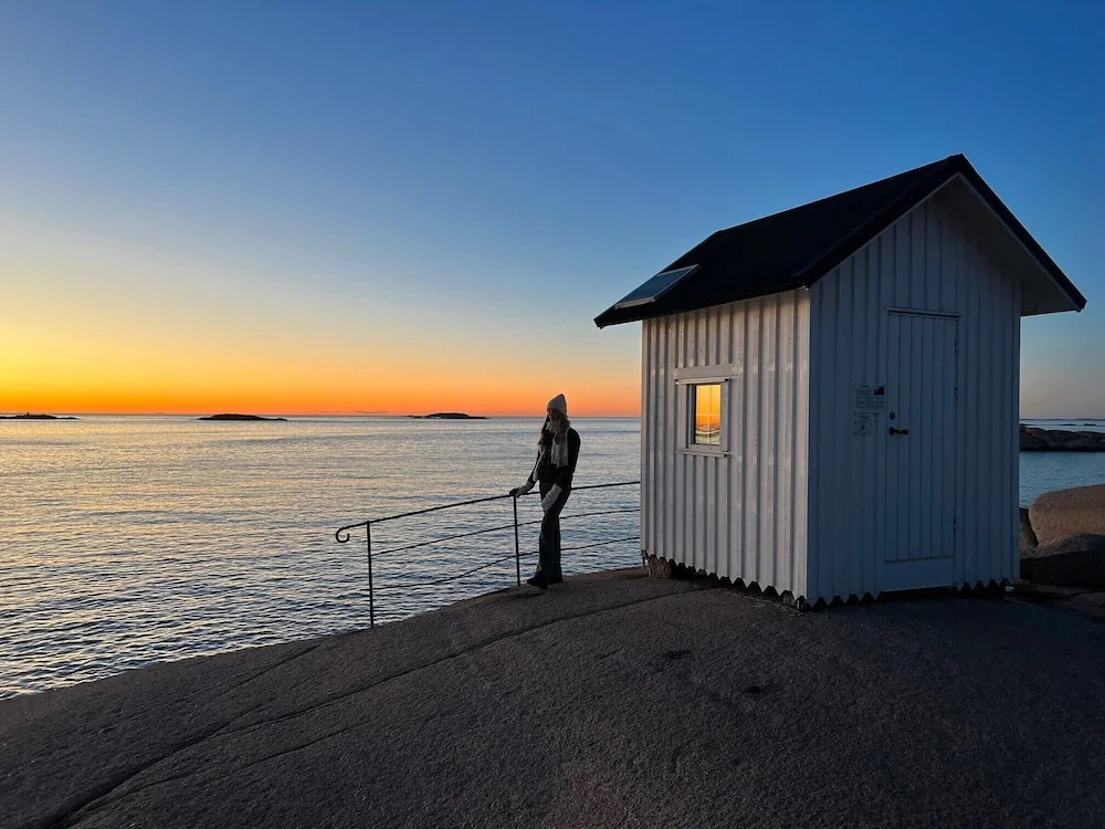Strandflickornas Husen invid Havet