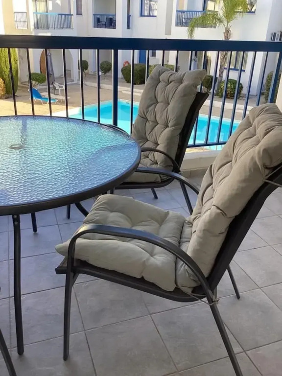 Paphos Blue Tasteful Apartment Complex Pool View