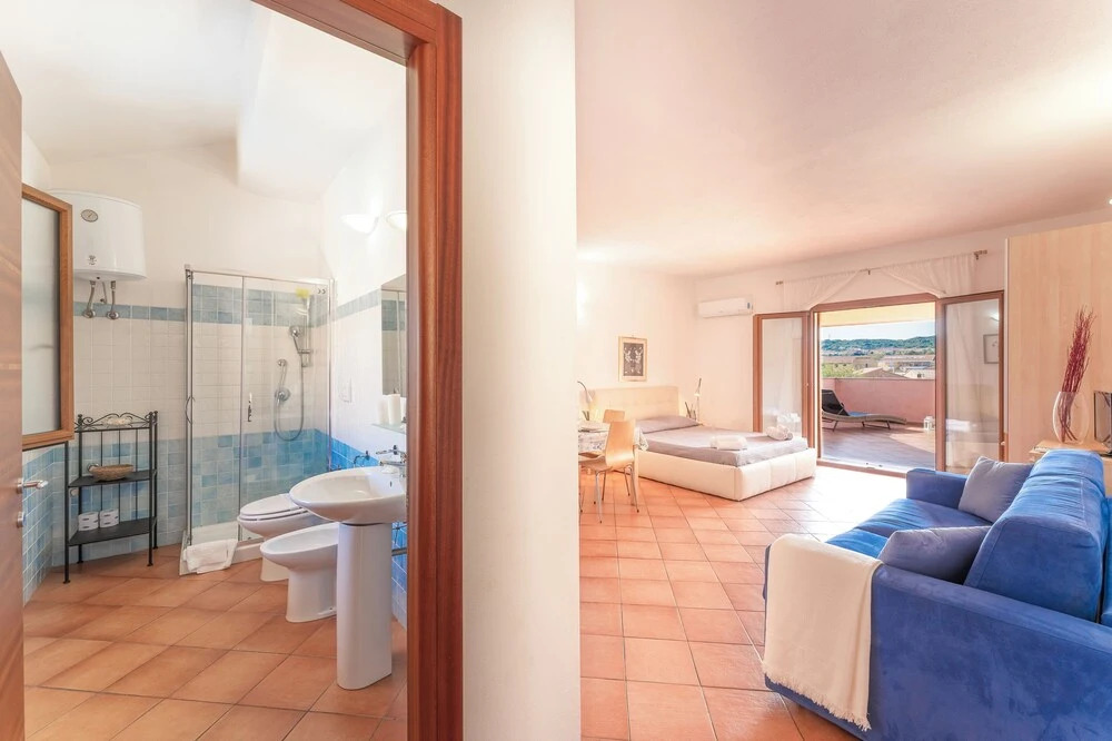 Relaxing Cristal Blu Studio Sleeps 4 Persons