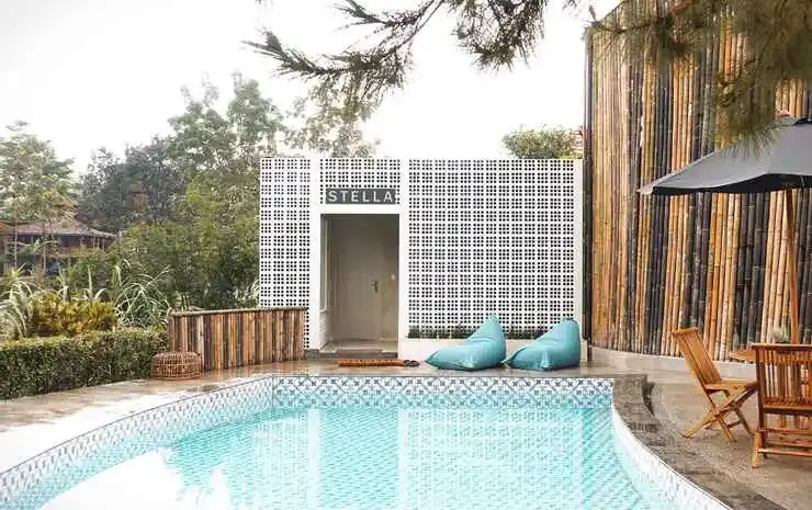Villa Stella - semi outdoor bath with Amazing View