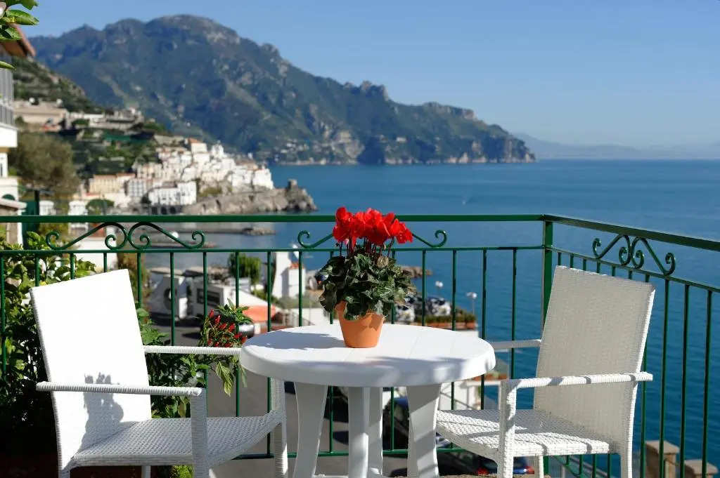 Amalfi Blue Flowers A