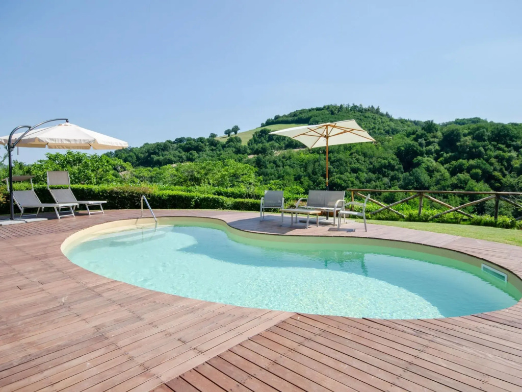 Serene Holiday Home in Urbino with Private Pool