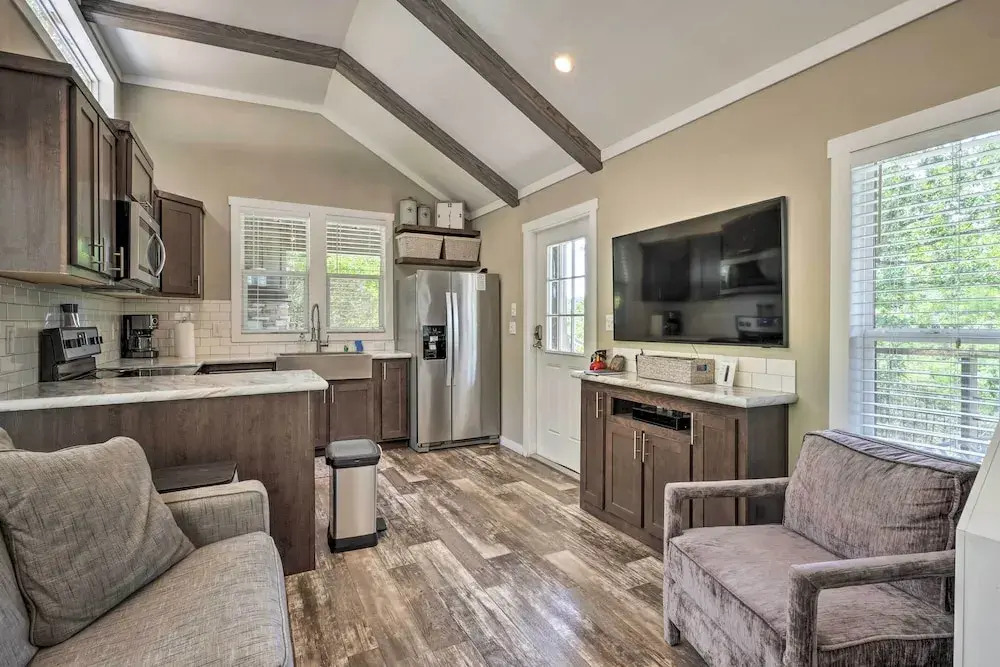 Branson Tiny Home on 52 Acres w/ Private Lake!