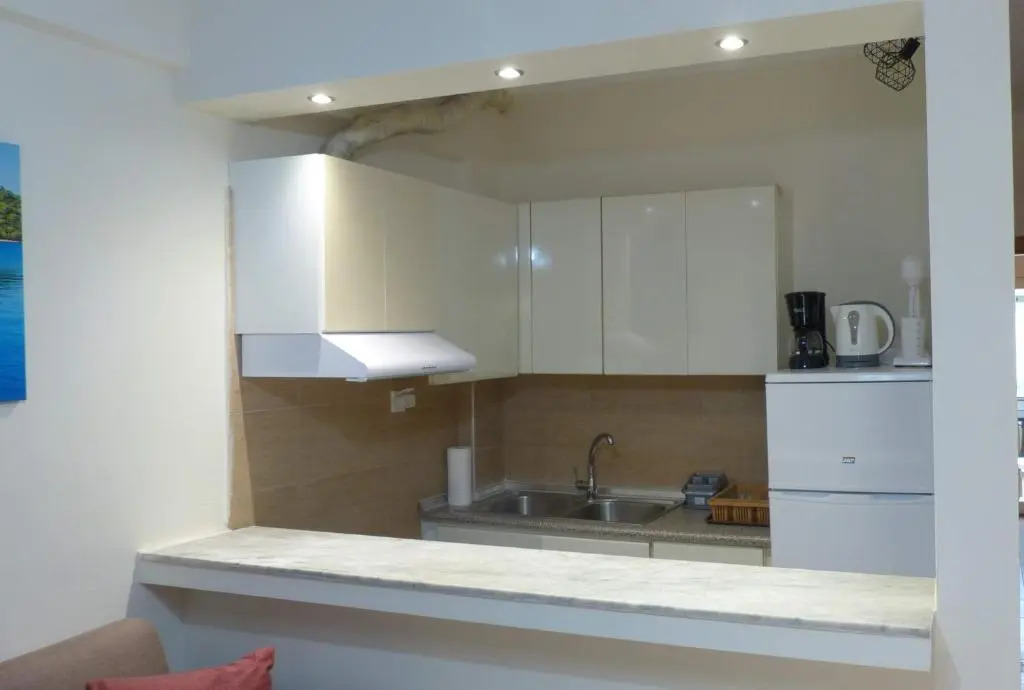 White Apartment 70m from the sea
