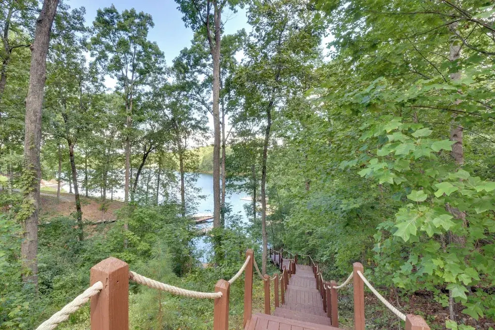 Lakefront Six Mile Vacation Rental w/ Dock
