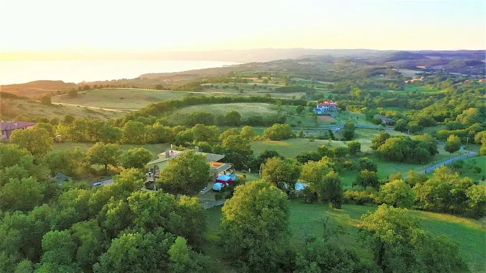 Villa on top of a Hill With an Enchanting View of Lake Bolsena