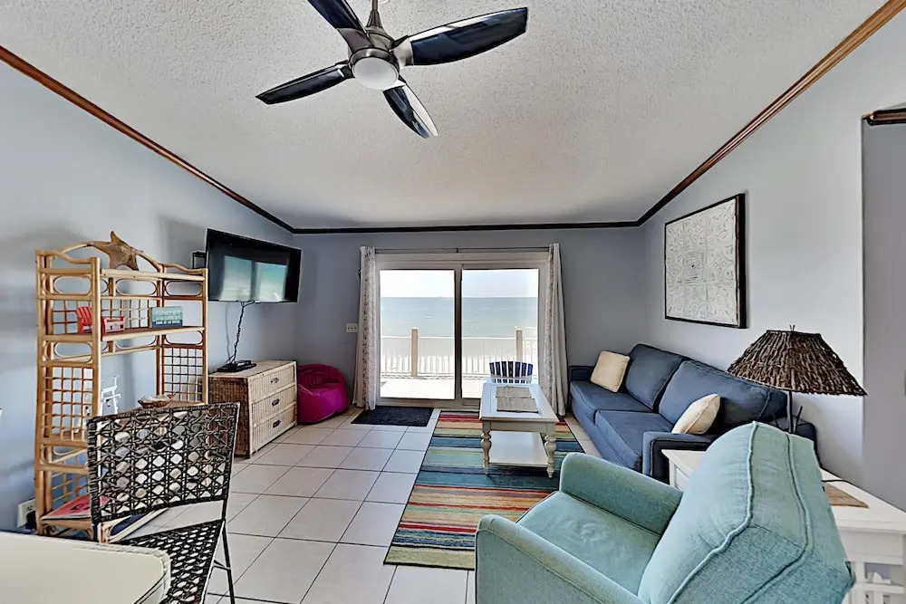 Beachfront Sun-kissed West - 1 Mile To Kiva Dunes 2 Bedroom Duplex