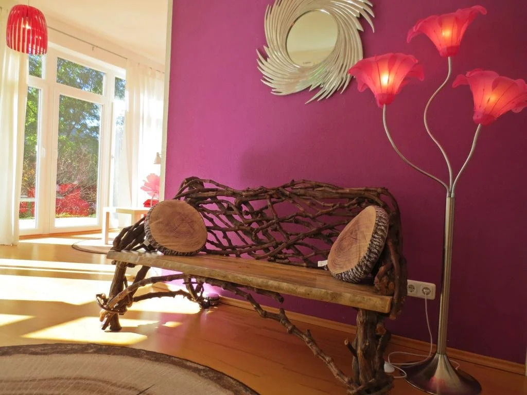 FLORES, Ferienhaus oder Doppelzimmer, im Grünen, 5 Gehminuten ins Zentrum, Parkplatz, zero emissions