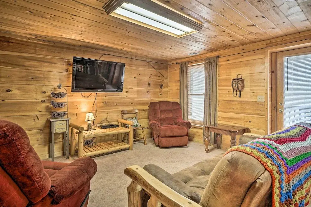Wraparound Deck & Hot Tub: Cabin in Sevierville