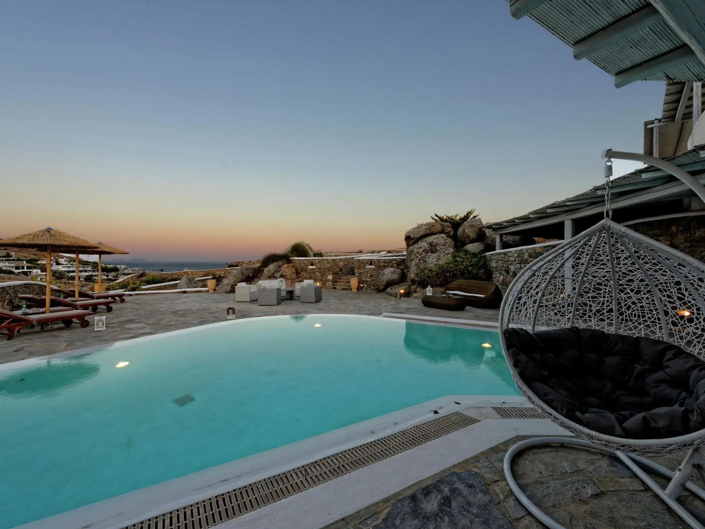 Villa in Mykonos with Sea View and Pool
