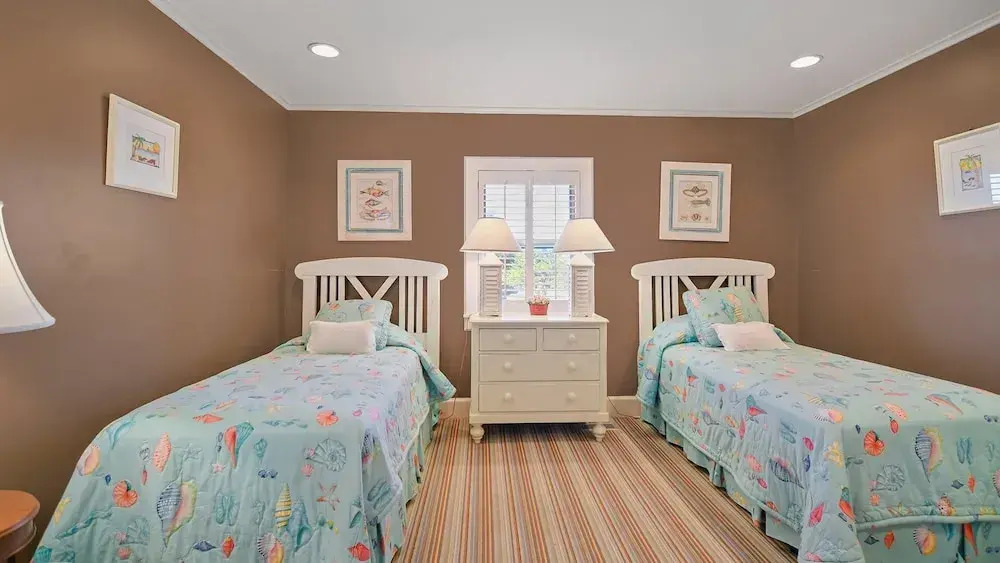 Nicely Furnished Downstairs Villa - Opens to a Porch Overlooking the Ocean 2 Bedroom Villa by Peace Vacations